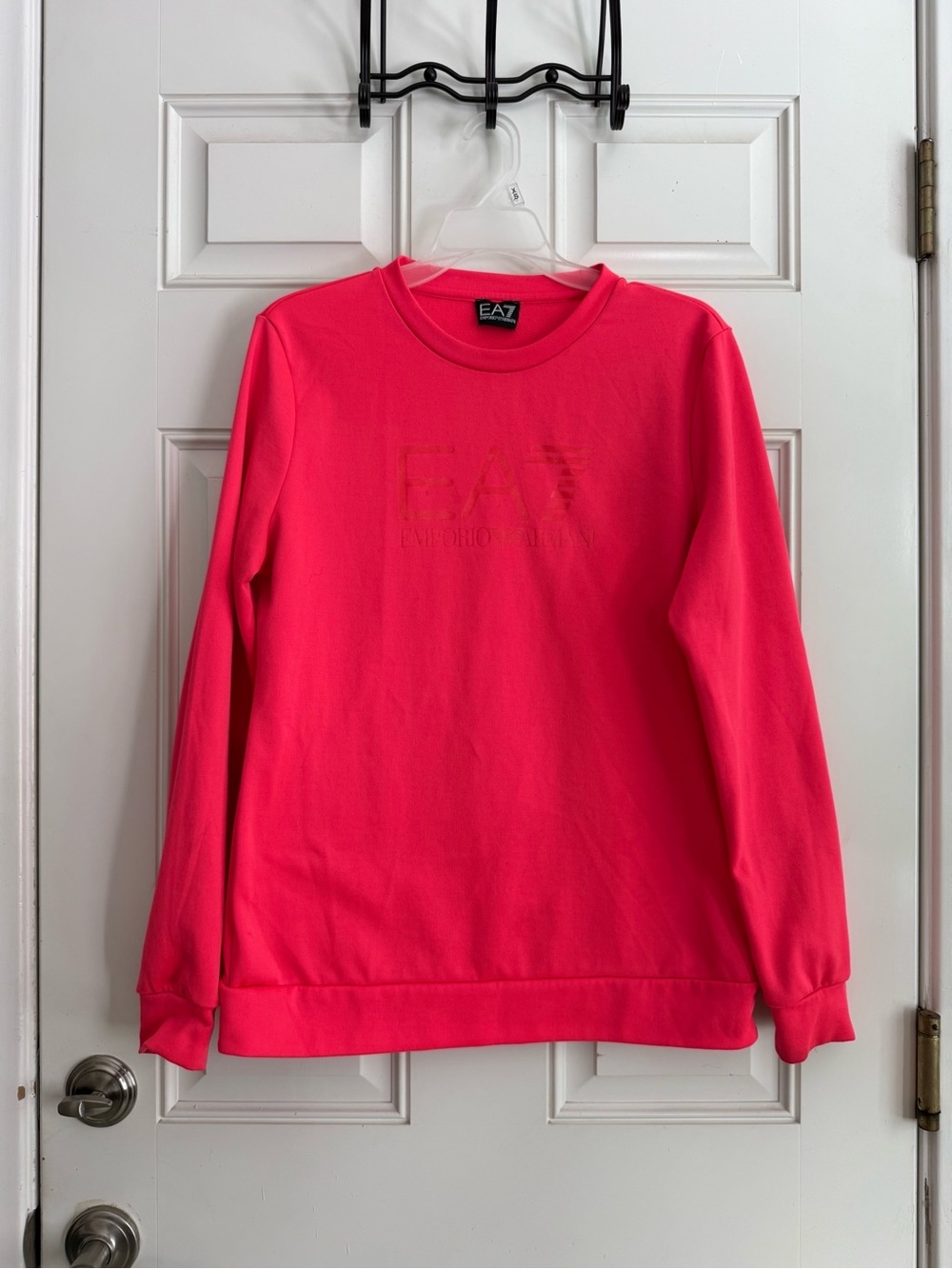 Emporio Armani EA7 Neon Pink Crewneck Sweater